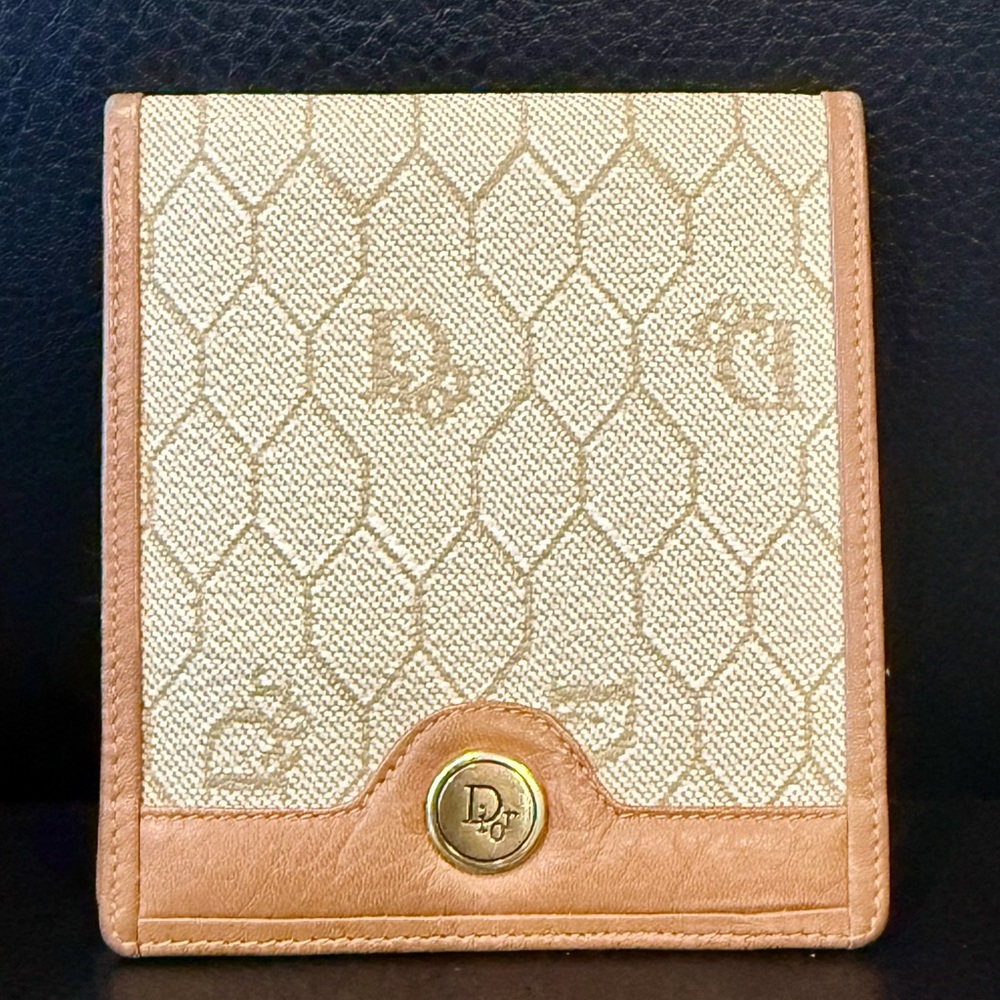 Authentic Vintage Dior Bi-Fold Compact Unisex Wallet